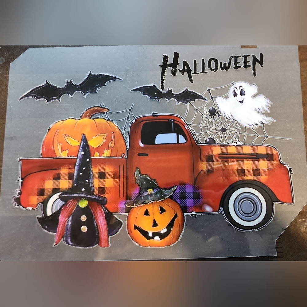 Halloween Pumpkin and Witch Hat Kids Costume